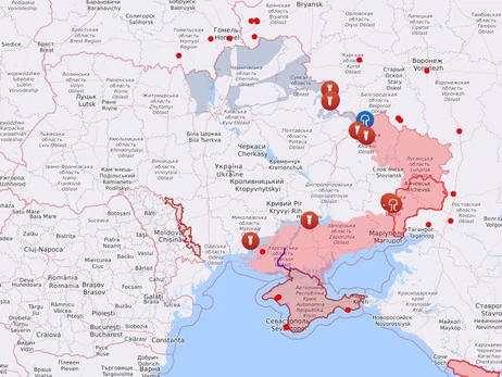 Карта боевых действий в Украине: 04.08.2022