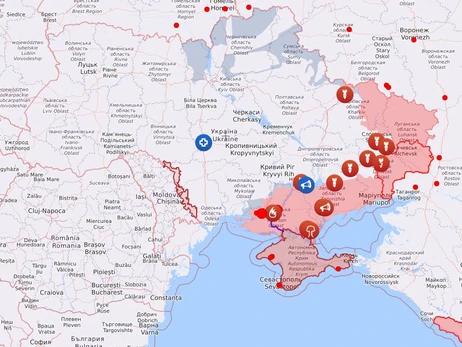 Карта боевых действий в Украине: 09.08.2022