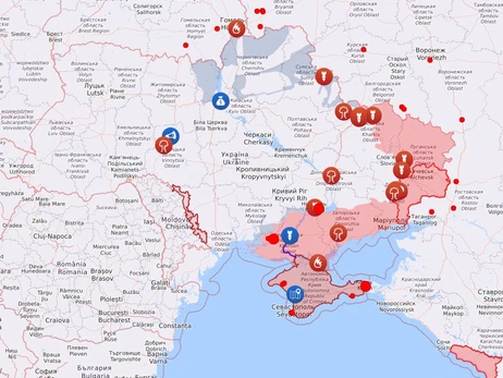Карта боевых действий в Украине: 11.08.2022