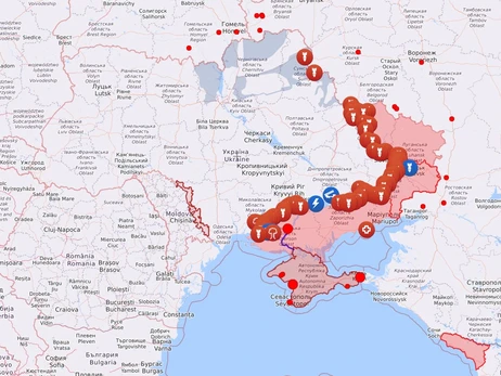 Карта боевых действий в Украине: 28.08.2022