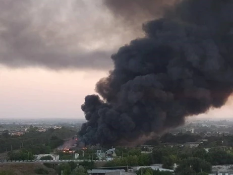 Утро в Крыму началось с масштабного пожара, а в Белгороде - с работы ПВО