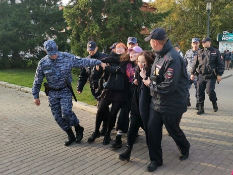 Росіяни поновили протести проти мобілізації, є перші затримані