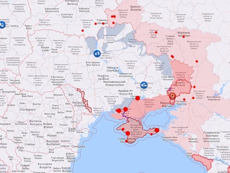 Карта боевых действий в Украине: 16.11.2022
