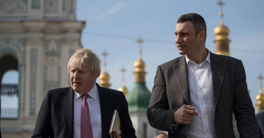 Борис Джонсон, теперь как и Виталий Кличко – оба почетные граждане Киева