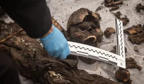 Останки тіл із загальної могили у Херсонській області