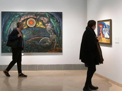 Володимир Зеленський виступив на відкритті виставки українських модерністів у Мадриді