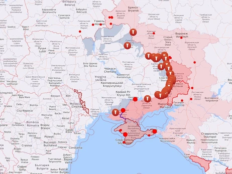 Карта боевых действий в Украине: 05.12.2022