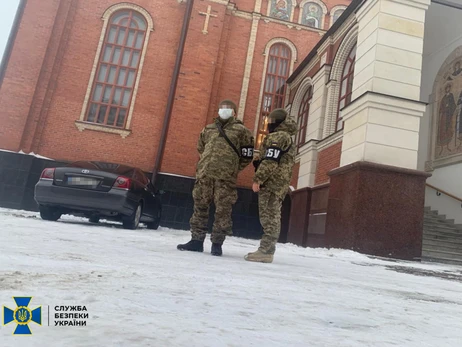 Правоохранители проводят обыски в соборе УПЦ МП в Борисполе