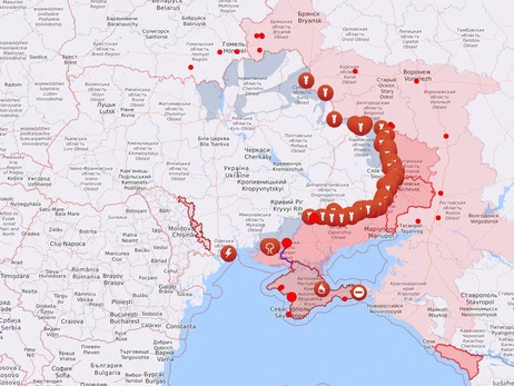 Карта боевых действий в Украине: 11.12.2022