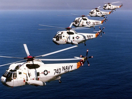 В Британии показали обучение украинских военных на вертолетах Sea King 