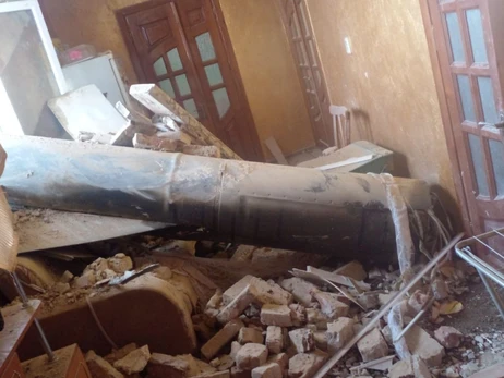 Женщина с ребенком были дома, когда ракета попала в их дом в Ивано-Франковской области