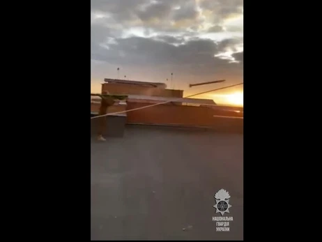 Нацгвардеец сбил российскую ракету с крыши дома из ПЗРК 