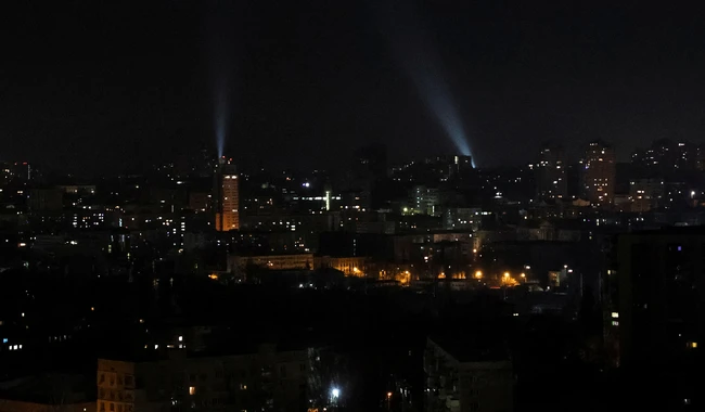 Ночная атака дронов на Киев