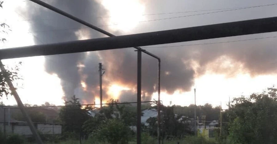 У Сватовому Луганської області вибухнув склад із російськими боєприпасами