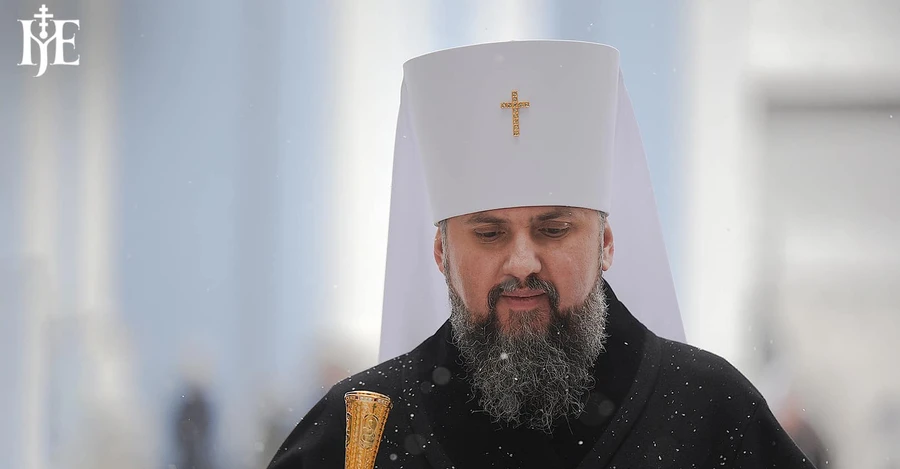 Глава ПЦУ во второй раз проводит богослужение в Киево-Печерской лавре