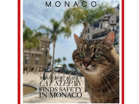 Харківський кіт Степан знявся для обкладинки журналу Times Monaco
