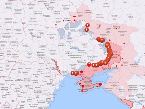 Карта боевых действий в Украине: 23.01.2023
