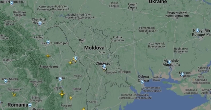 Молдова на три часа закрывала воздушное пространство, причиной мог стать вражеский беспилотник