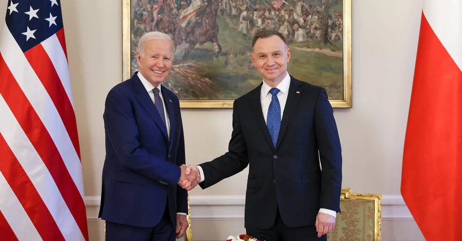 В Варшаве началась встреча президентов Джо Байдена и Анджея Дуды