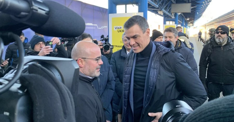 Премьер-министр Испании приехал в Киев во второй раз за время войны