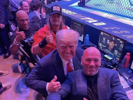Трамп прийшов на турнір UFC у Майамі через кілька днів після пред'явлення звинувачення