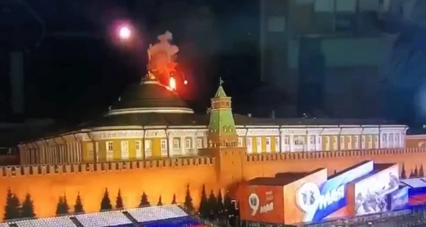 Офіс президента: У Росії щось відбувається, але точно без дронів України над Кремлем