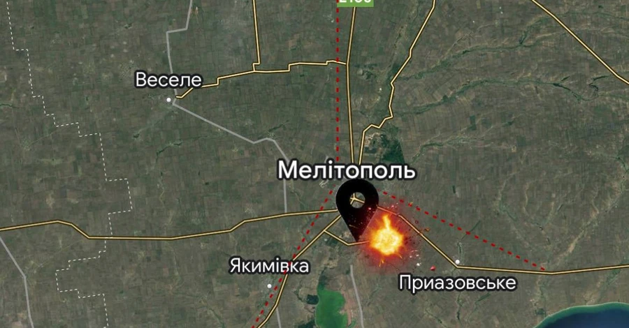 У Мелітополі пролунав вибух на залізниці, якою росіяни вивозили техніку та вкрадене
