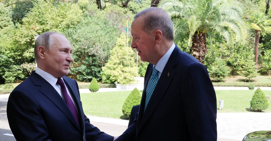 Ердоган та Путін розпочали переговори у Сочі, на яких обговорять зернову угоду