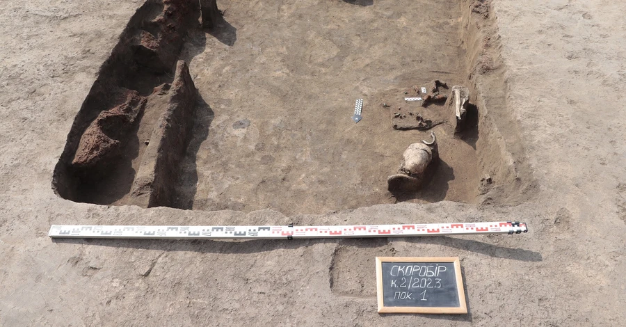 В курганах Полтавской области археологи нашли украшения скифских времен