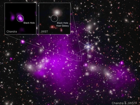 NASA показало найвіддаленішу чорну діру, яку змогли зафіксувати телескопи