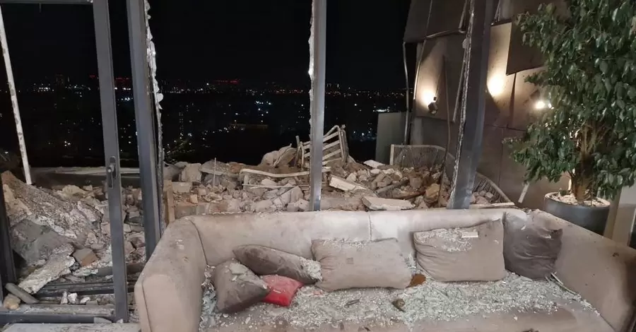 Шахед попал в киевскую многоэтажку 