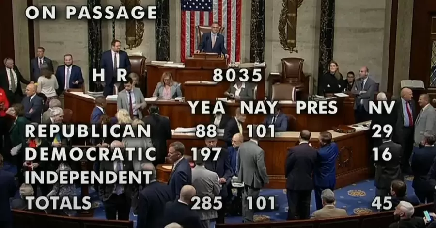  Палата представників Конгресу США ухвалила законопроект про надання допомоги Україні