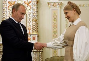 Тимошенко попросила у Путина цен на газ «без стрессов» 