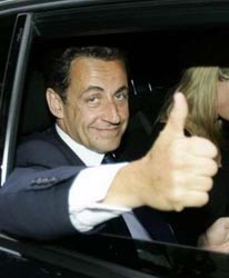 Разоблачен роман Николя Саркози с женой министра 