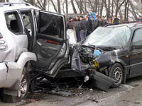 Сразу шесть машин столкнулись в Одессе 