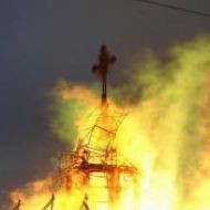 Во Львовской области сожгли церковь 