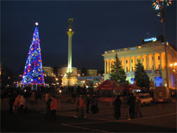 Новый год на Майдане продлится до часу ночи Программа праздника