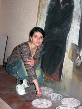 Молодая харьковская художница Елена БОРИСОВА: «Мои картины есть  у Путина и Черномырдина» 