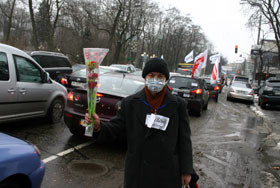 Киев парализовали пикеты 