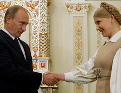 Правительство Тимошенко просит у Путина денег 