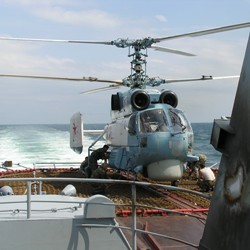 В России утонул вертолёт 