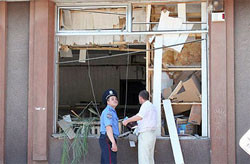 На месте взрыва мелитопольского банка нашли взрывчатку 