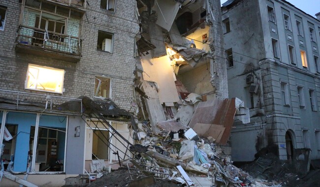 Удар по Харкову в ніч на 11 липня. Фото: facebook.com/MNSKHARKIV