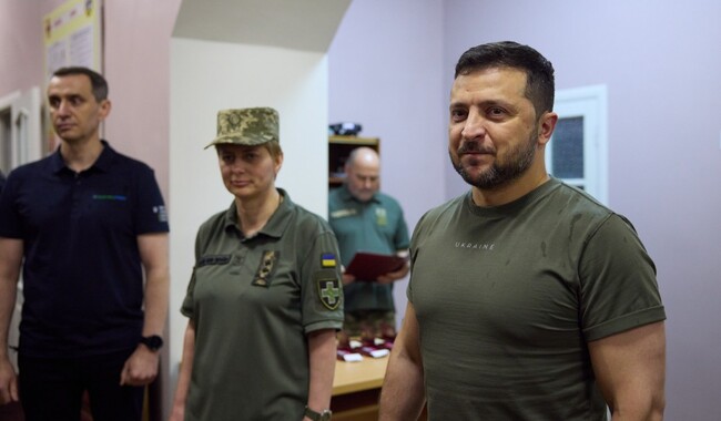  Зеленский посетил больницы в Николаевской области. Фото: president.gov.ua