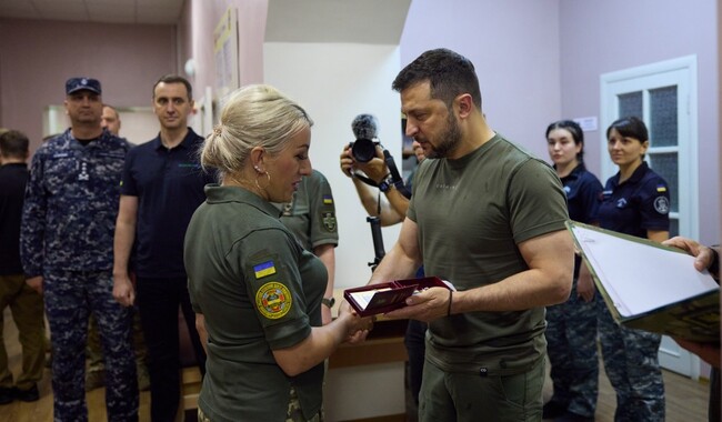  Зеленский посетил больницы в Николаевской области. Фото: president.gov.ua