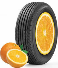 Японцы научились делать автомобильные шины из апельсинов 
