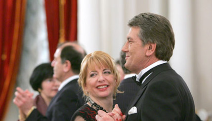 На бал к Ющенко Янукович пришел без жены