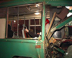 В Кривом роге попали в аварию 14 пассажиров троллейбуса 