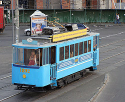 В Киеве ограничено движение трамваев на Подоле и в Пуща-Водице 