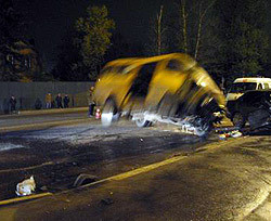 В Житомирской области 12 пассажиров маршрутки попали в аварию 